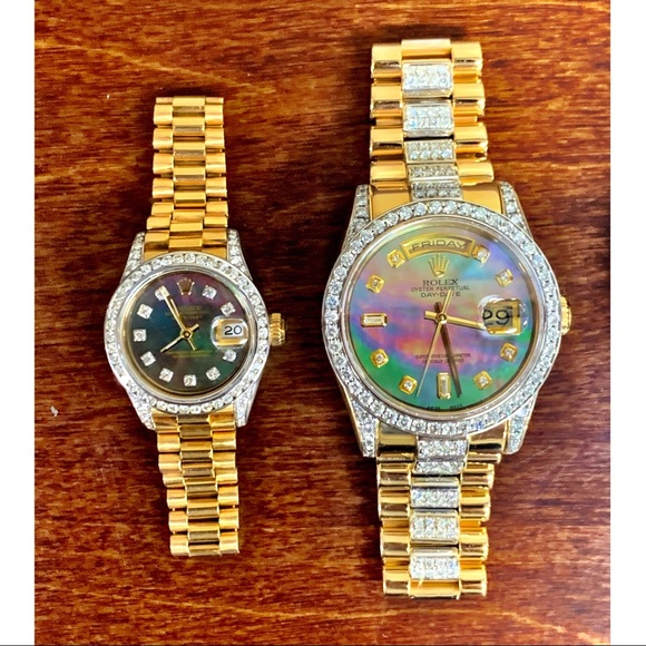 SOLD 18K Yellow Gold Oyster Perpetual Datejust 🖤 - Picture 3 of 11